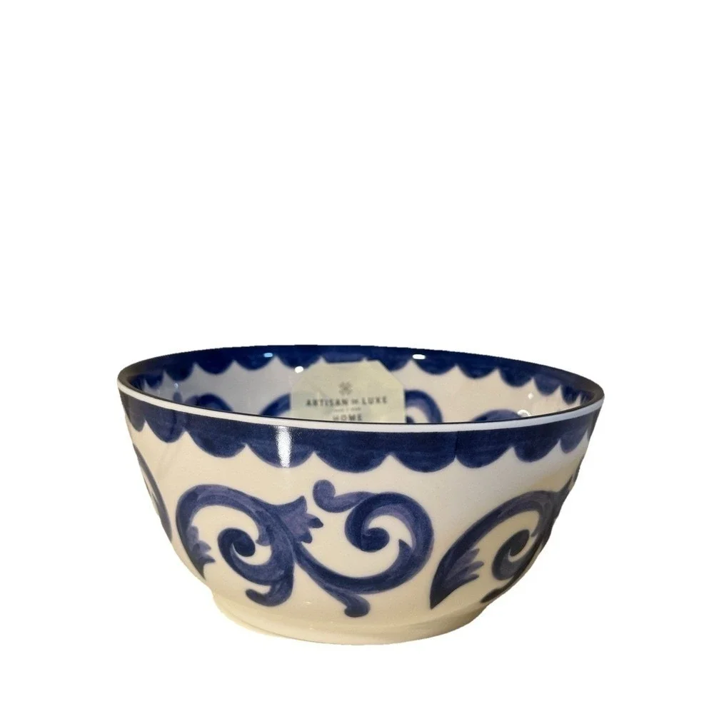 Set 4 BLUE ROSE SCROLL 6